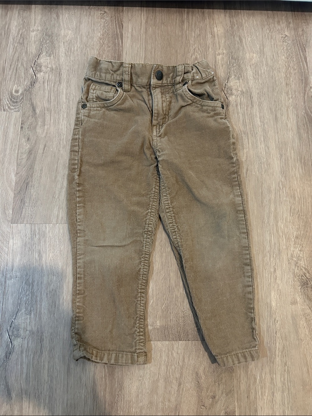 Gymboree Boys Corduroy Pants in Olive Brown